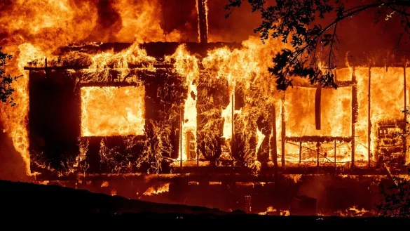 Flammen - &copy; Foto: Noah Berger/FR34727 AP/dpa