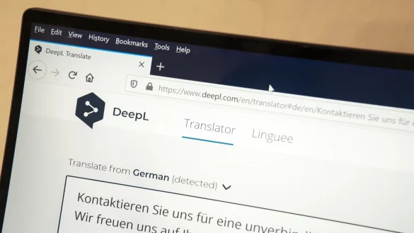 &laquo;DeepL&raquo; - &copy; Foto: Florian Schuh/dpa-tmn