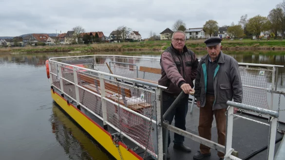 Ferdinand Kayser (links) und Gerhard Daniel sind zwei der sechseinhalb F&auml;hrm&auml;nner von Wehrden und Herstelle.?Fotos: Nicole Fischer - &copy; Nicole Fischer