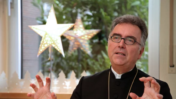 Der evangelische Milit&auml;rbischof Dr. Sigurd Rink im Interview. - &copy; Bernhard Preuss