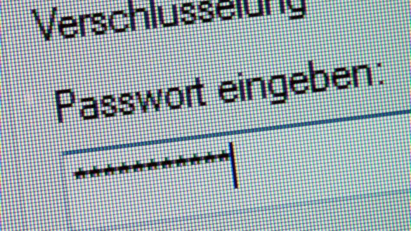Passwort-Eingabe - &copy; Foto: Andrea Warnecke