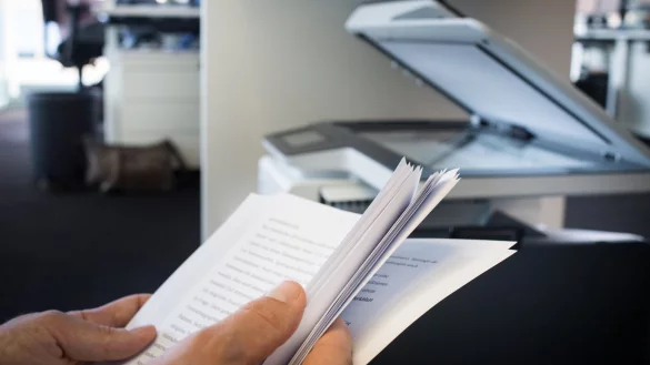 Farblaser-Ausdrucke - &copy; Foto: Franziska Gabbert