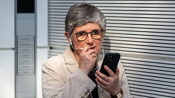 Gr&uuml;nen-Fraktionschefin Britta Ha&szlig;elmann: Sie hadert mit dem Kommunikationsstil des k&uuml;nftigen Kanzlers Merz. - &copy; Michael Kappeler/dpa