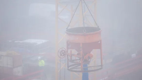 Die deutsche Wirtschaft ist 2024 erneut in die Rezession gerutscht. - © Rolf Vennenbernd/dpa