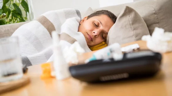 Die Grippewelle ist laut RKI deutschlandweit gestartet. - © dpa