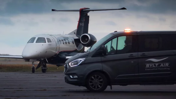 Am Sylter Flughafen in Westerland waren auch vor dem Deal schon Jets der PAD Aviation zu Gast. - © PAD Aviation