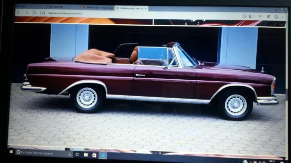 Top Zustand: Dieser gepflegte Mercedes 250 SE wurde f&uuml;r 36.000 Euro in einer Anzeige zum Kauf angeboten. - &copy; Klaus Kobusch