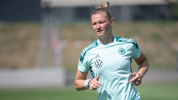 Alexandra Popp - &copy; Foto: Sebastian Gollnow/dpa