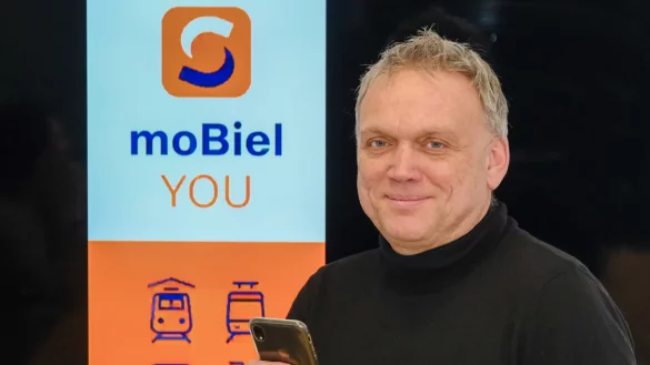 Marcus Lufen verspricht Verbesserung und neue Funktionen f&uuml;r die "Mobiel You" App. - &copy; Andreas Zobe