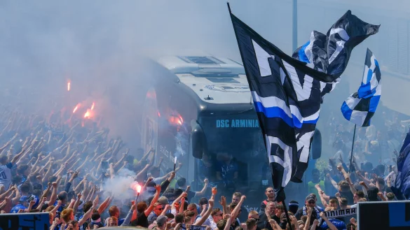 Der DSC wird aller Voraussicht nach mit dem Mannschaftsbus nach Berlin reisen. - &copy; Andreas Zobe