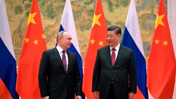 Wladimir Putin und Xi Jinping - © Foto: Alexei Druzhinin/Sputnik/AP/dpa