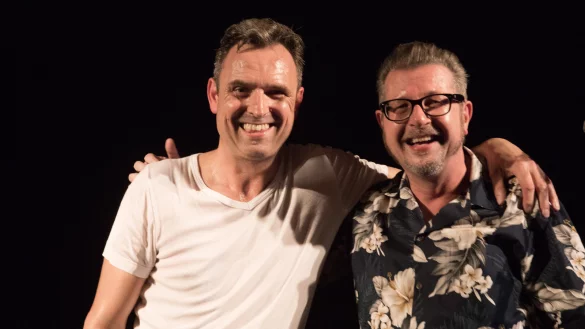 Axel von Hagen (links) und Dieter Kropp begeistern seit Jahrzehnten als musikalisches Duo. - &copy; J&uuml;rgen Achten