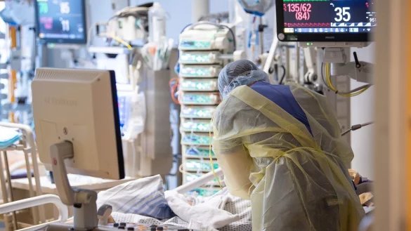 Intensivstation - &copy; Foto: Sebastian Gollnow/dpa