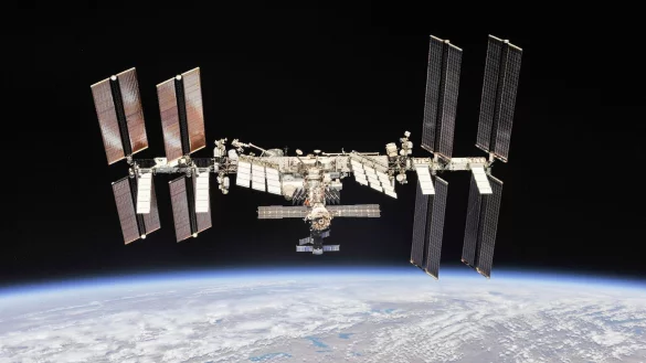 Internationale Raumstation ISS - © Foto: NASA/dpa