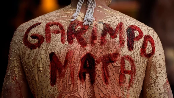 Indigener Protest - &copy; Foto: Eraldo Peres/AP/dpa