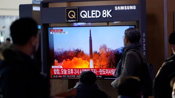 Nordkorea setzt Raketentests fort - &copy; Foto: Lee Jin-Man/AP/dpa