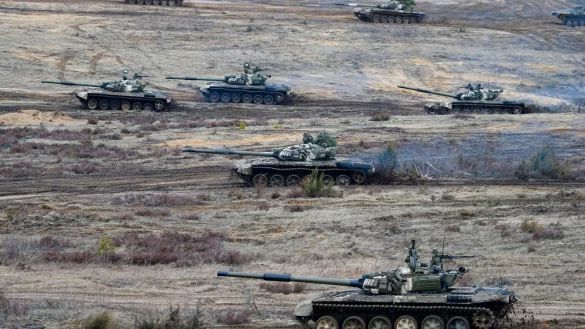 Milit&auml;r&uuml;bungen in Belarus - &copy; Foto: Alexander Zemlianichenko Jr/AP/dpa