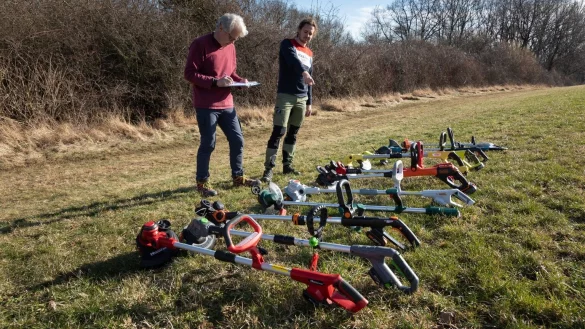 Klare Kante: Rasentrimmern mit Akkus &uuml;berzeugen Tester - &copy; Foto: selbst ist der Mann/dpa-tmn