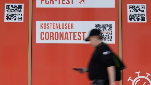 Corona-Testcenter in Sachsen - &copy; Foto: Sebastian Kahnert/dpa