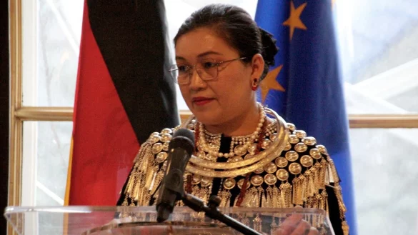 Aktivistin Phyu aus Myanmar - &copy; Foto: Christina Horsten/dpa