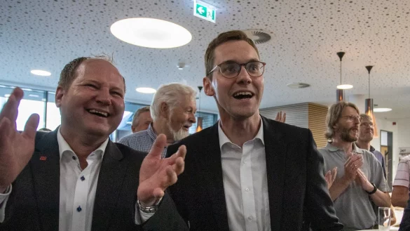 Matthias Kalkreuter (SPD) hat die Wahl zum B&uuml;rgermeister gewonnen. - &copy; Torben Gocke