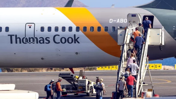 Bund will Thomas-Cook-Kunden helfen - &copy; Foto: -/Eurokinissi/dpa