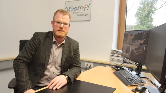 Friso Veldink möchte Bürgermeister von Dörentrup bleiben. - © Archivfoto: Jens Rademacher