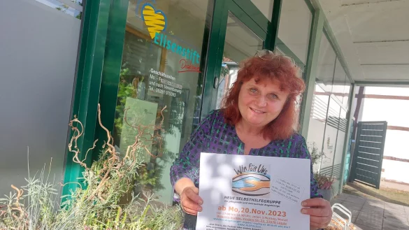 Eva Vormann freut sich, dass sie bei der Gr&uuml;ndung der Selbsthilfegruppe von der Diakoniestation L&uuml;gde unterst&uuml;tzt wird. Die Treffen sollen k&uuml;nftig dort stattfinden. - &copy; Michaela Wei&szlig;e