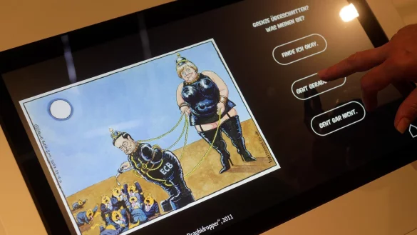 "Zugespitzt" - Karikaturen im Haus der Geschichte - &copy; Foto: Henning Kaiser