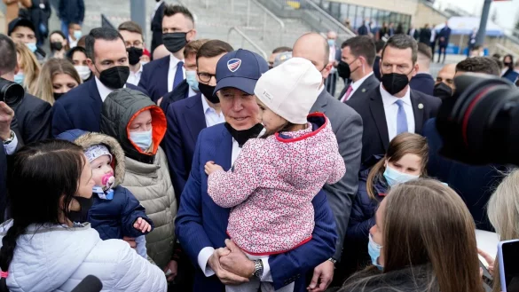 US-Pr&auml;sident Joe Biden in Polen - &copy; Foto: Evan Vucci/AP/dpa