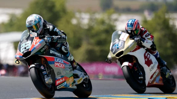 Marcel Schr&ouml;tter (l) aus Deutschland vom Team Liqui Moly Intact GP. - &copy; Jeremias Gonzalez/AP/dpa