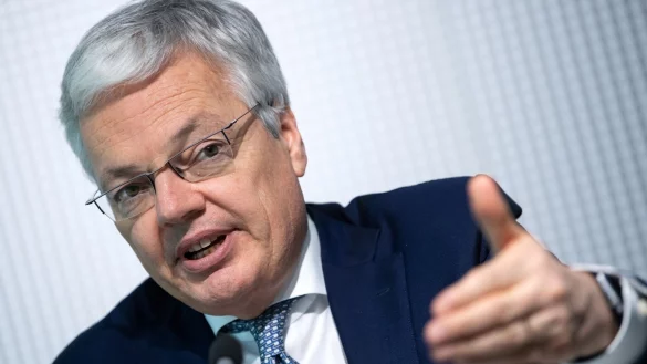 EU-Justizkommissar Reynders - &copy; Foto: Bernd von Jutrczenka/dpa