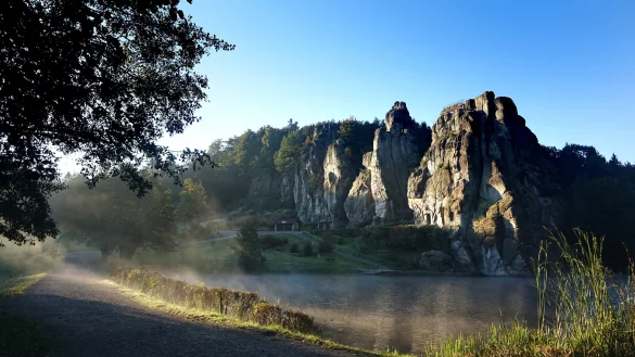 Naturwunder: Die Externsteine in Horn-Bad Meinberg. - © Robin Jähne