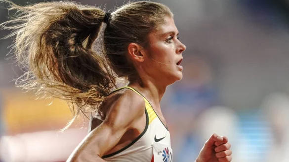 Langstreckenl&auml;uferin - &copy; Foto: Michael Kappeler/dpa