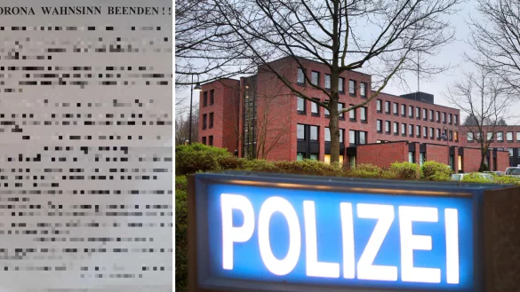 In Detmold werden immer wieder Handzettel mit fragw&uuml;rdigen Theorien verbreitet. Dazu &auml;u&szlig;ert sich die Polizei. - &copy; Janet K&ouml;nig/Archivfoto: Vera Gerstendorf-Welle