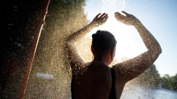 Sommerwetter in Niedersachsen - &copy; Foto: Hauke-Christian Dittrich/dpa