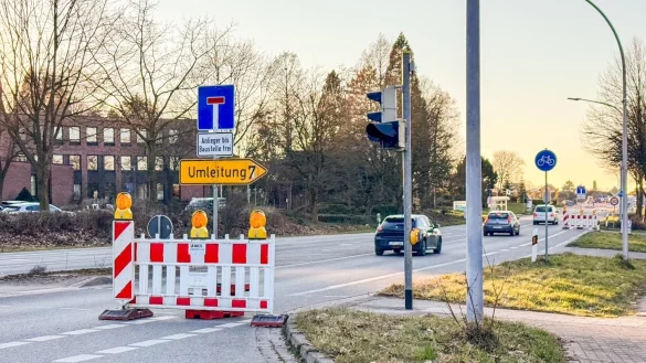 Nicht alle Autofahrer halten sich an die ausgeschilderte Umleitung. Manch einer nutzt die Nebenstraßen kurz vor der Baustelle als vermeintliche Abkürzung. - © Raphael Bartling