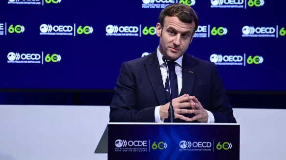 Emmanuel Macron - &copy; Foto: Martin Bureau/AFP POOL/AP/dpa