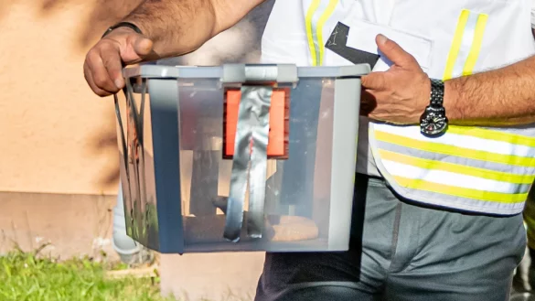 Kobra in Herne eingefangen - &copy; Foto: Marcel Kusch