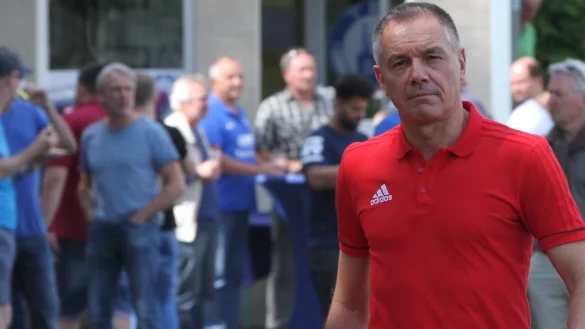 Trainer des Post-TSV: Ralf Brokmann. - &copy; Sebastian Lucas