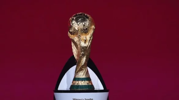 WM-Troph&auml;e - &copy; Foto: Kurt Schorrer/FIFA/dpa
