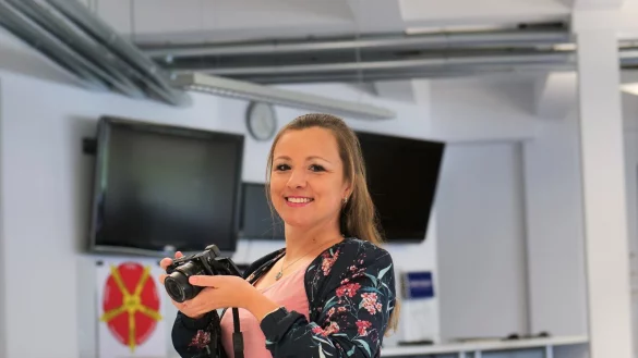 LZ-Redakteurin Michaela Wei&szlig;e findet es gut, dass Florian Wiehemeier offen mit seinem Burnout und den Panikattacken im Netz umgeht. - &copy; J&ouml;rg Hagemann