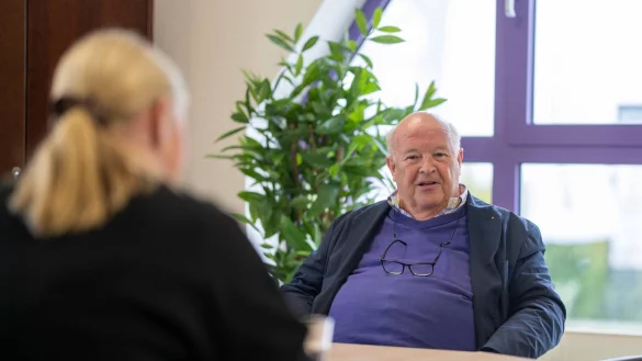 Siegbert Wortmann ist 70 Jahre alt geworden. Aus Anlass dieses besonderen Geburtstages traf sich NW-Wirtschaftsredakteurin Mareike K&ouml;stermeyer mit dem Chef und Gr&uuml;nder der Wortmann AG. - &copy; David Scholtissek