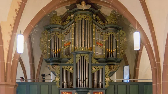 Historisch: die Orgel in der Marktkirche Lage. - &copy; Privat