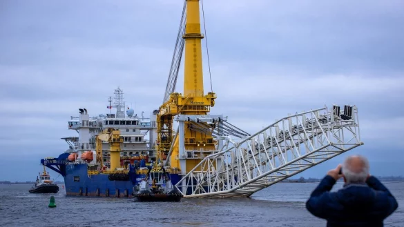 Gaspipeline in der Ostsee - &copy; Foto: Jens B&uuml;ttner/dpa-Zentralbild/ZB