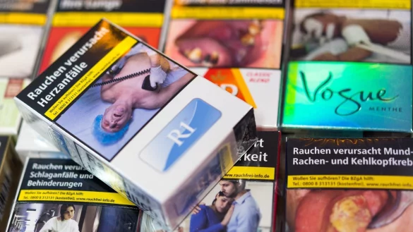 Schockbilder auf Zigarettenschachteln - &copy; Foto: Monika Skolimowska/Symbolbild