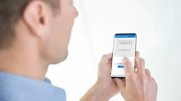 Fernwartung per Teamviewer - &copy; Foto: TeamViewer/dpa-tmn