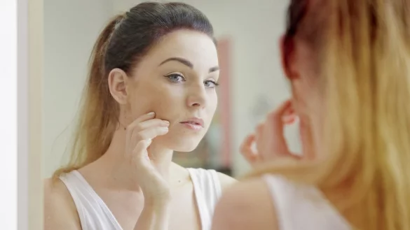 Was tun gegen Pickel? - &copy; Foto: Monique W&uuml;stenhagen/Symbolbild