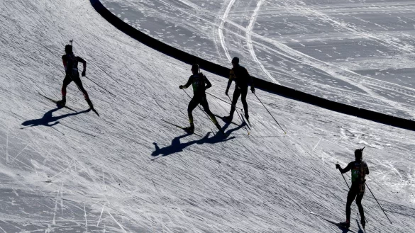 Biathlon - &copy; Foto: Hendrik Schmidt/dpa
