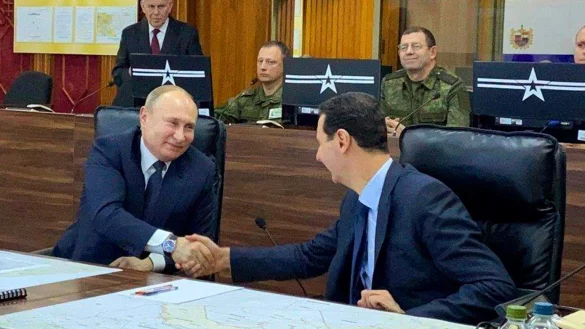 Putin trifft Assad - &copy; Foto: Uncredited/Syrian Presidency/dpa